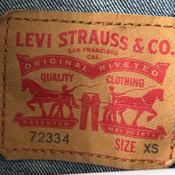 Levi’s Trucker Jacket‎ faded wash button up size XS - Picture 4 of 9